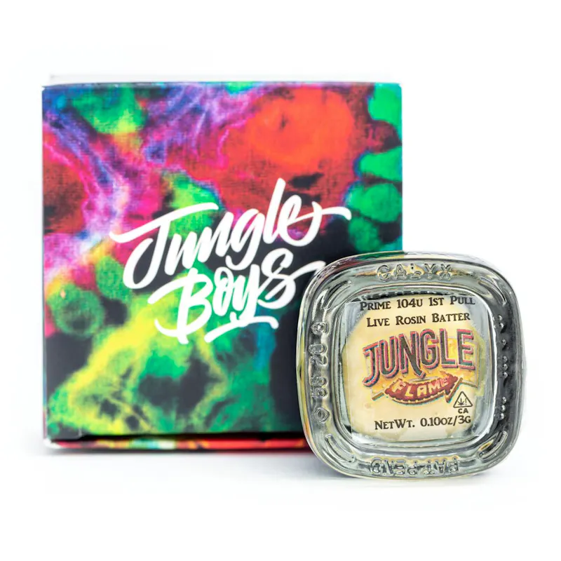 Jungle Boys Jungle Flame - 3g 104u Live Rosin Batter concentrate