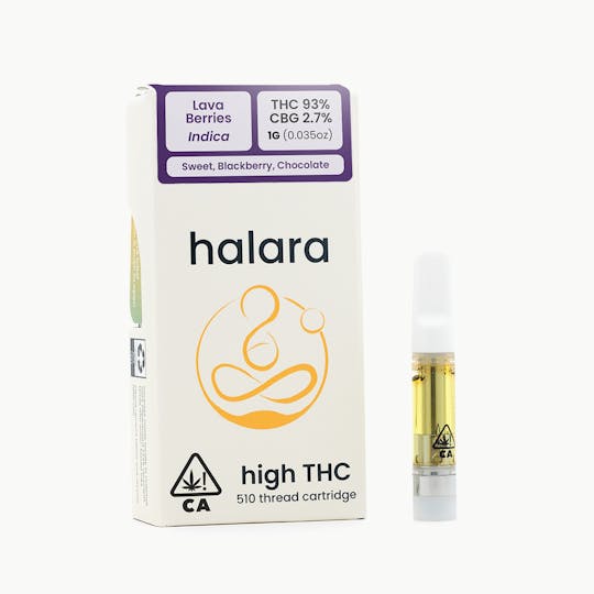Halara - High THC - Lava Berries 1G Cartridge - 1