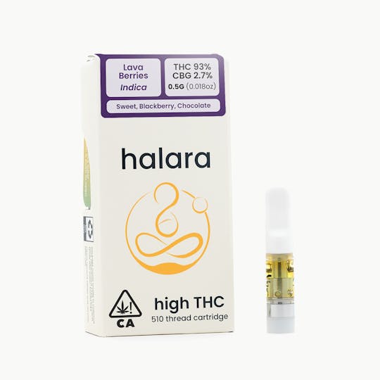 Halara - High THC - Lava Berries 0.5G Cartridge - 1