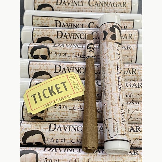 Seacoast Delivery - Davinci Cannagar - Mini Blunt - Banana leaf - 1.75g - 1