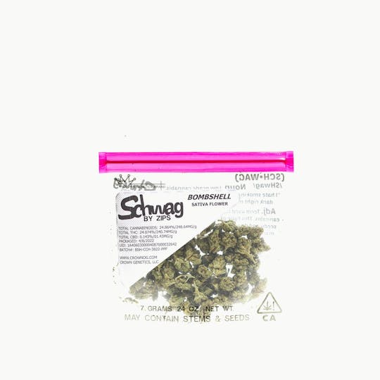 Crown Genetics - Schwag By Zips BombShell Ounce 28G - 1