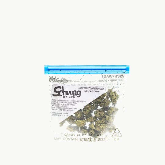 Crown Genetics - Schwag By Zips Sour Pinot Cookie Dough Quarter 7G - 1