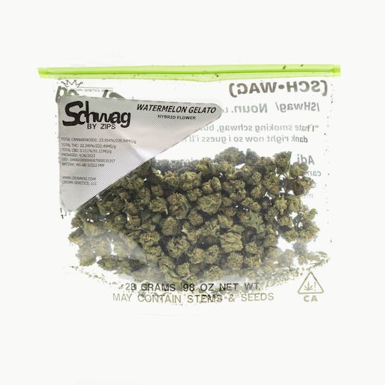 Crown Genetics - Schwag By Zips Watermelon Gelato Ounce 28G - 1