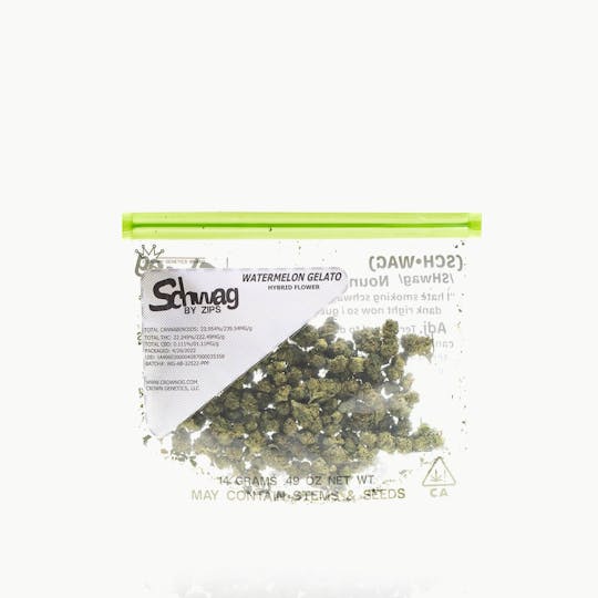 Crown Genetics - Schwag By Zips Watermelon Gelato Half Quarters 7G - 1