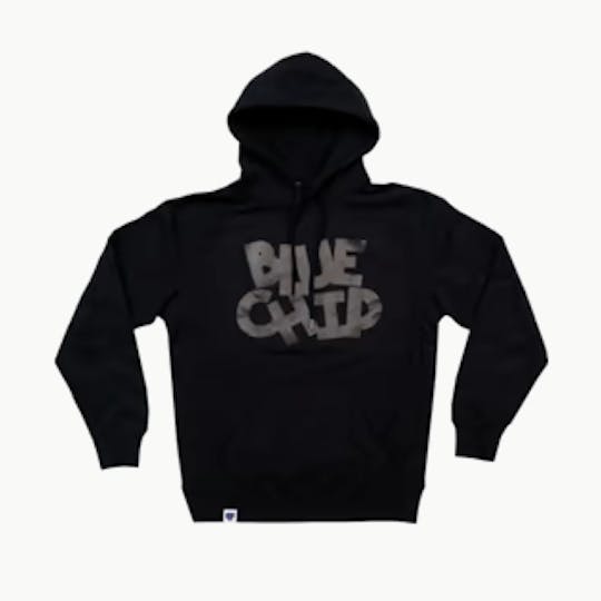 Blue Chip - Heavyweight Cross-Grain Hooded Sweatshirt (M) - 1