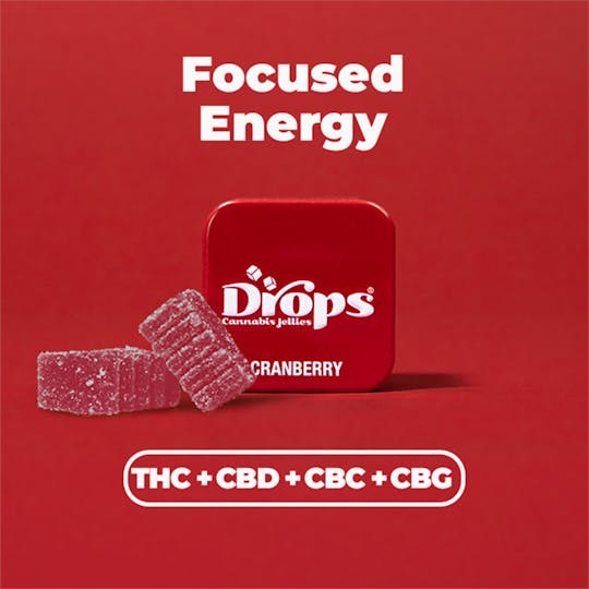Drops - Drops – Cranberry 2-Piece (1:1 CBD:THC) - 1