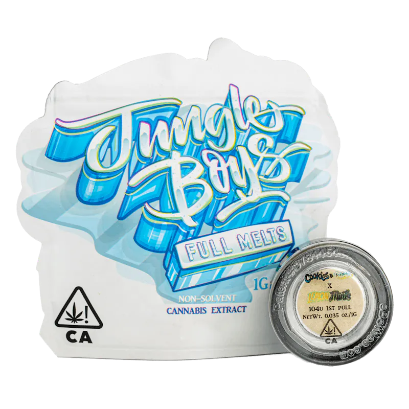 Jungle Boys Cookies N Cream x Lemon Mints - 1g 104u Full Melt cartridge