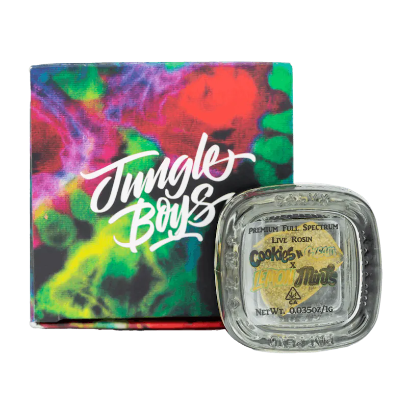 Jungle Boys Cookies N Cream x Lemon Mints - 1g Full Spectrum Live Rosin concentrate
