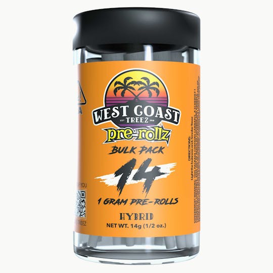 West Coast Treez - Tahoe Vibes - Hybrid pre-rollz - 14ct - 1