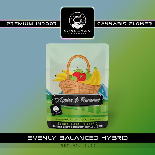 Spaceman Cannabis - Spaceman - 3.5g Flower - Apples & Bananas - 1