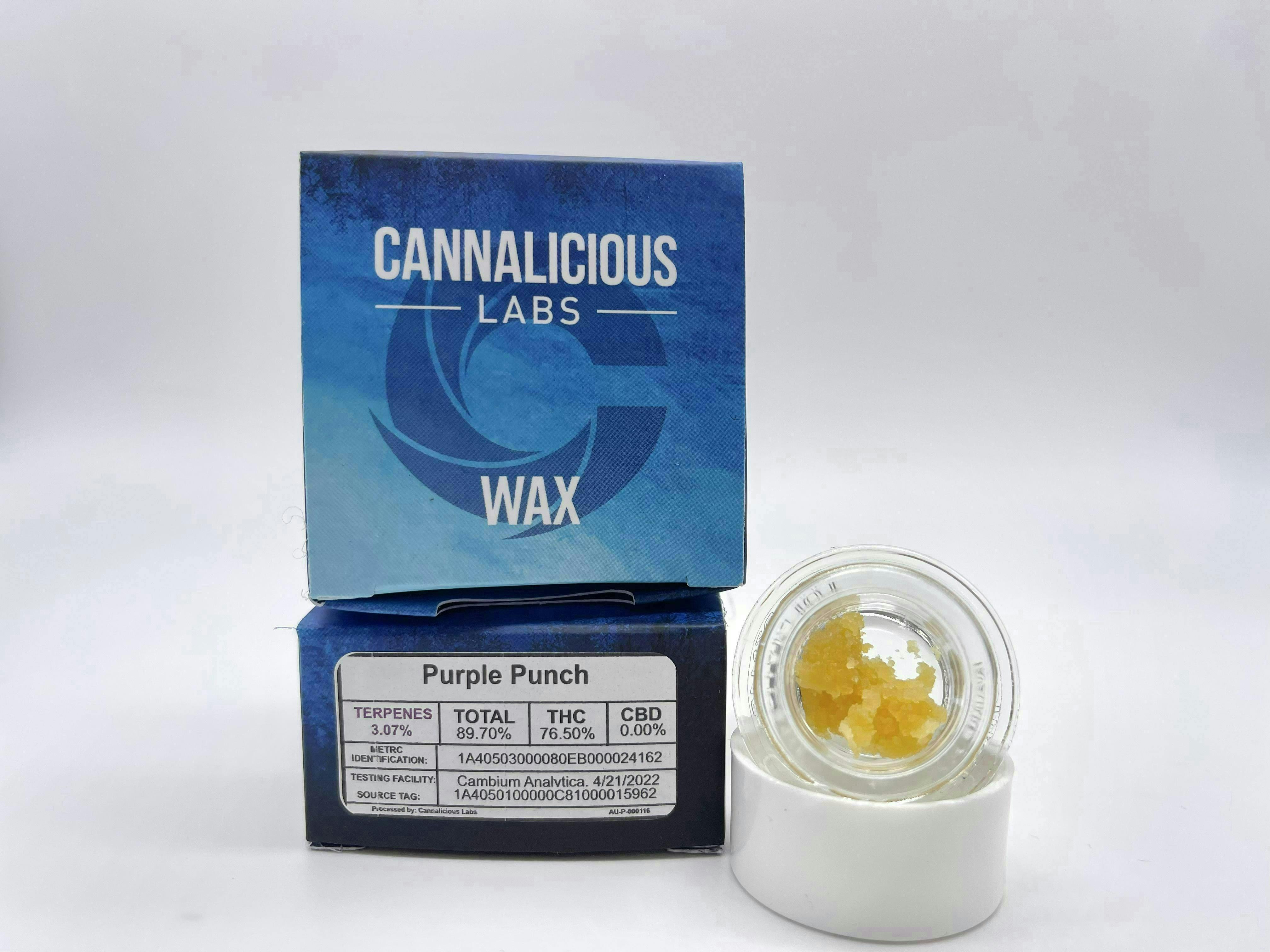 Cannalicious Labs - Cannalicious Labs | Purple Punch | Wax Concentrate - 1