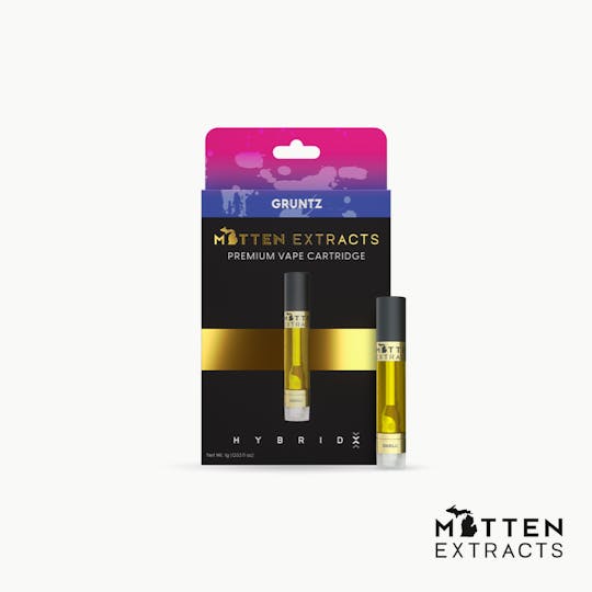 Mitten Extracts - Mitten Extracts - Gruntz 1g Vape Cartridge (Hybrid) - 1