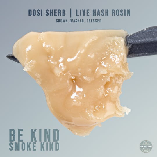 Kind Farms Reserve - Dosi Sherb Live Hash Rosin - Kind Farms Reserve - 1