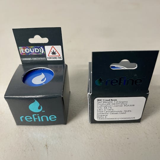 Refine New England (Recreational) - MAC 1 1G Loud Resin - 1