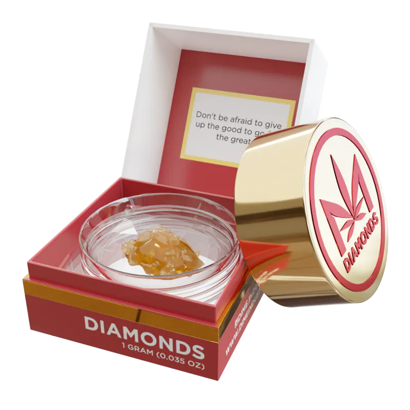 Dime Industries Live Resin (H) Garlic Cookies Diamonds