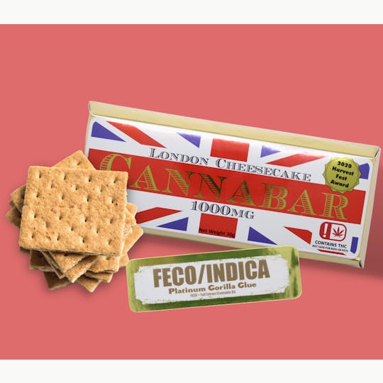 Juicy Gummy Drops - FECO Indica London Cheesecake Cannabar - 1000MG - 1