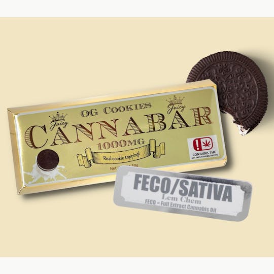 Juicy Gummy Drops - FECO Sativa OG Cookies Cannabar - 1000MG - 1