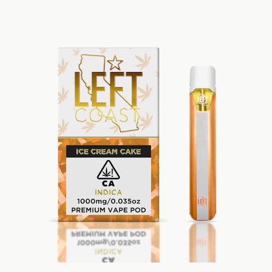 LEFT COAST - Ice Cream Cake- Premium THC Pod 1G - 1