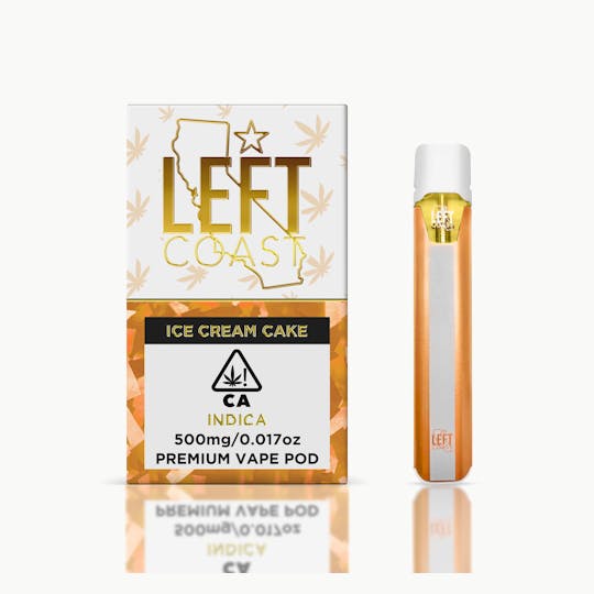 LEFT COAST - Ice Cream Cake- Premium THC Pod .5G - 1
