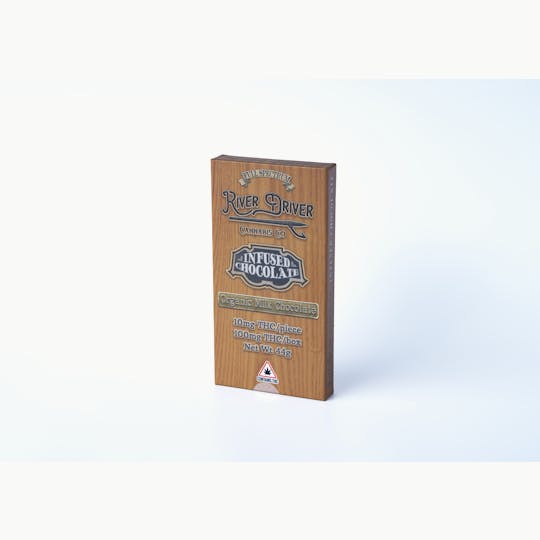 River Driver Cannabis Co - Organic Milk Chocolate Bar 100mg - 1
