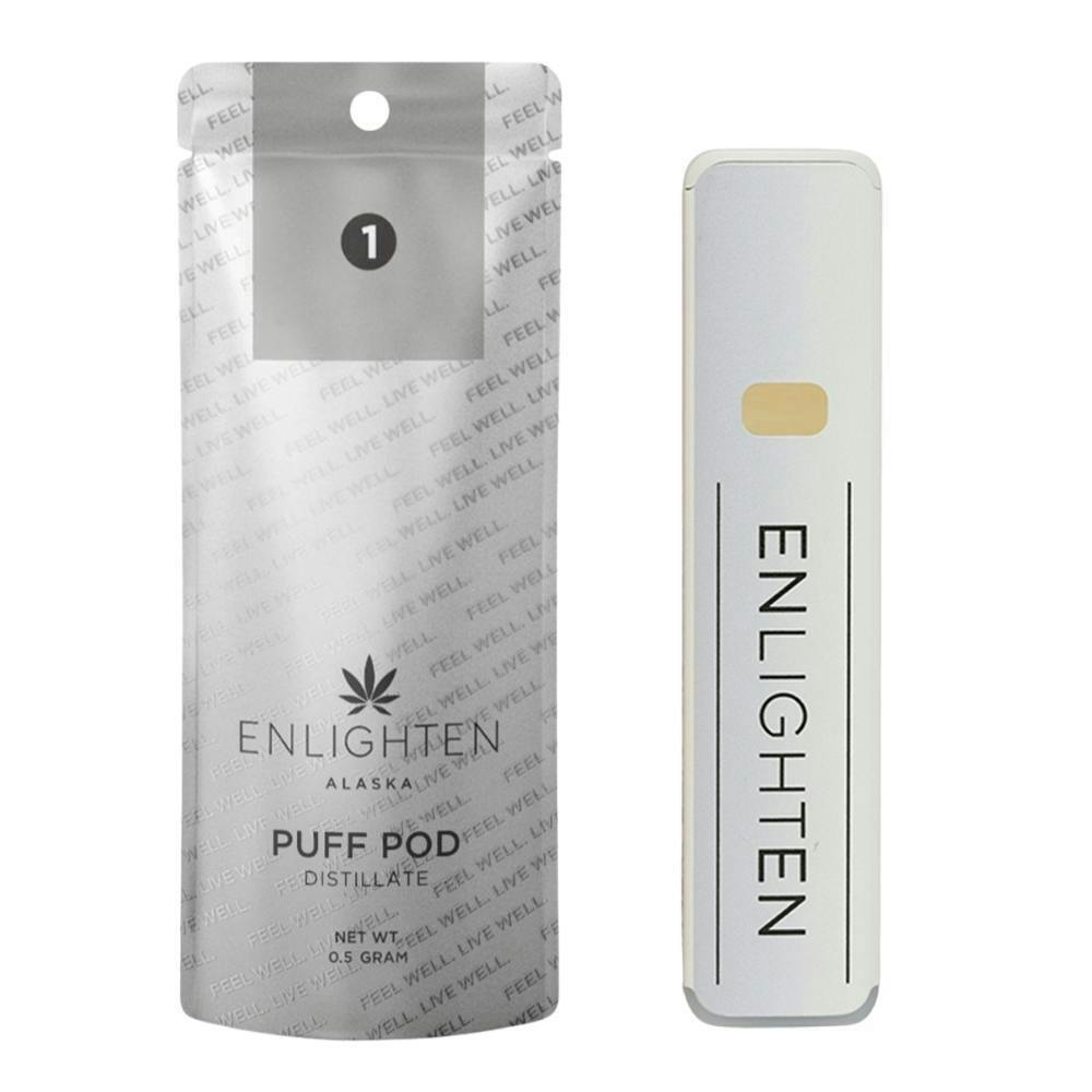 Enlighten - Lemonade Kush Distillate Puff Pod - .5g - 1