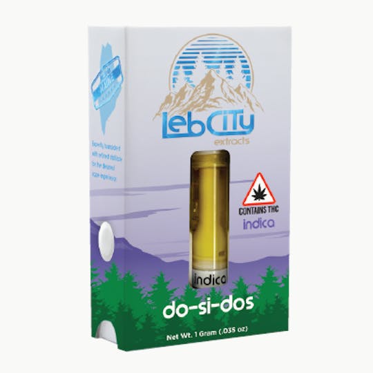 LebCity Extracts - Do-Si-Dos 1G Vape Cart - 1