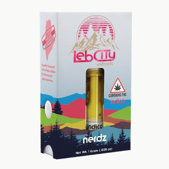 LebCity Extracts - Nerdz 1G Vape Cart - 1