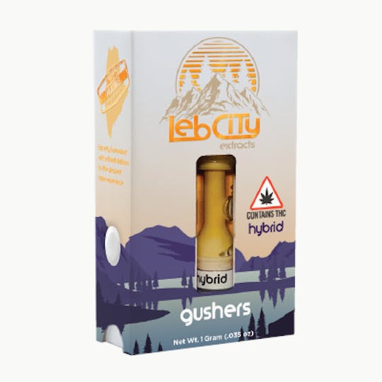 LebCity Extracts - Gushers 1G Vape Cart - 1