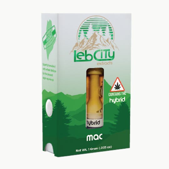 LebCity Extracts - MAC 1G Vape Cart - 1