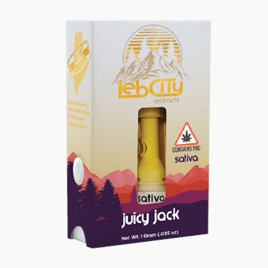 LebCity Extracts - Juicy Jack 1G Vape Cart - 1
