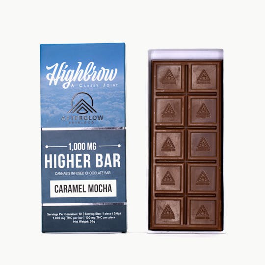Highbrow - Highbrow/Afterglow Caramel Mocha Higher Bar 1000mg - 1