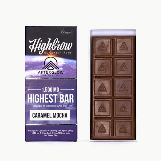 Highbrow - Highbrow/Afterglow Caramel Mocha Highest Bar 1500mg - 1