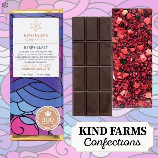 Kind Farms Reserve - Berry Blast Bar 300mg THC - Kind Farms Confections - 1