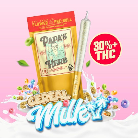 Papa's Herb - Cereal Milk (1g) Preroll - 1