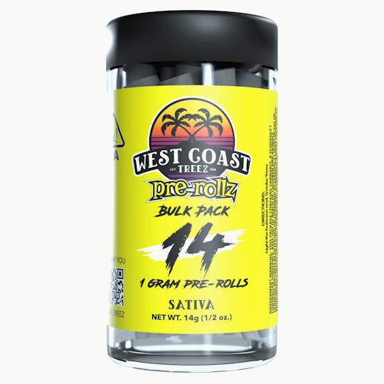 West Coast Treez - LA Sunrise - Sativa pre-rollz - 14ct - 1