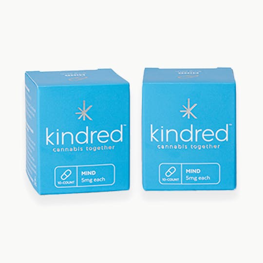 Kindred Cannabis - 50 MG (5 MG EACH) - MIND (SATIVA) TWO PACK - 1