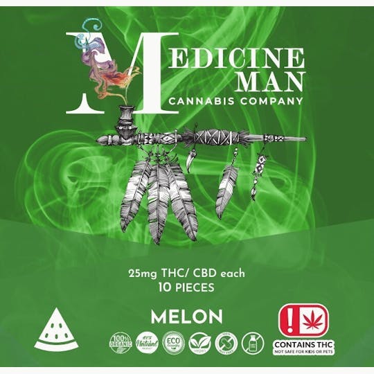 Medicine Man - Medicine Man Gummies 50mg- Sour Wonder Watermelon - 1