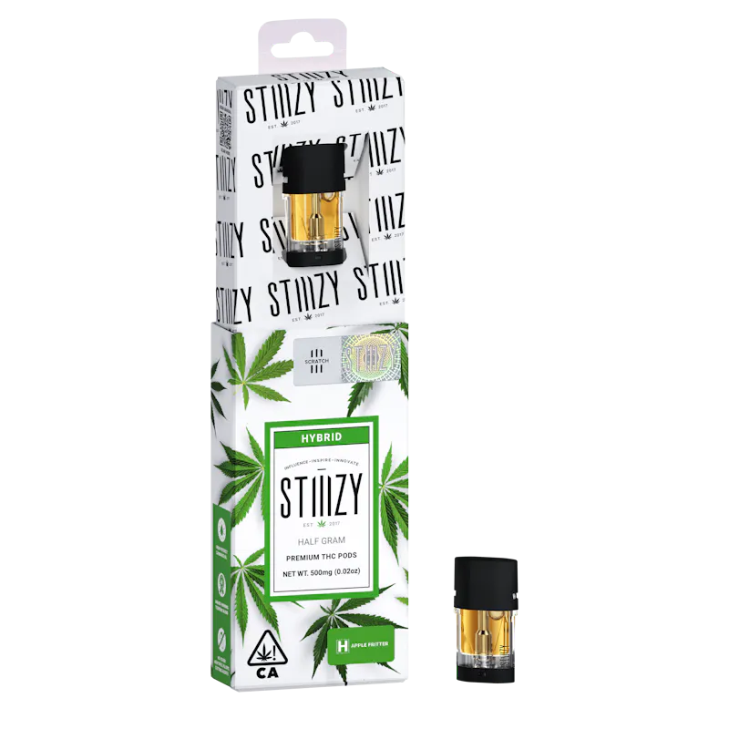 Stiiizy Apple Fritter .5G Original Thc Pod Original THC Pod 1g pod