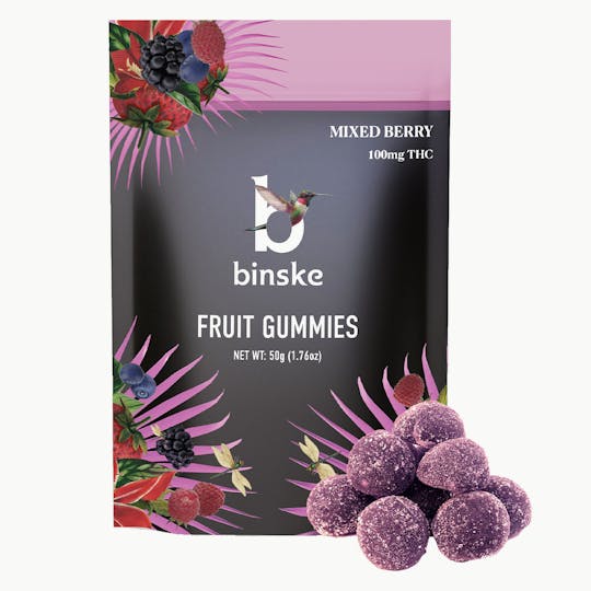 binske - Mixed Berry Fruit Gummy - 100mg - 1
