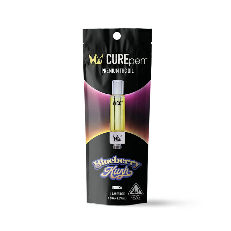West Coast Cure Blueberry Kush CUREpen Cartridge - 1g cartridge