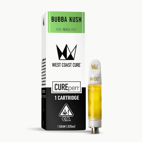 West Coast Cure - Bubba Kush CUREpen Cartridge - 1g - 1