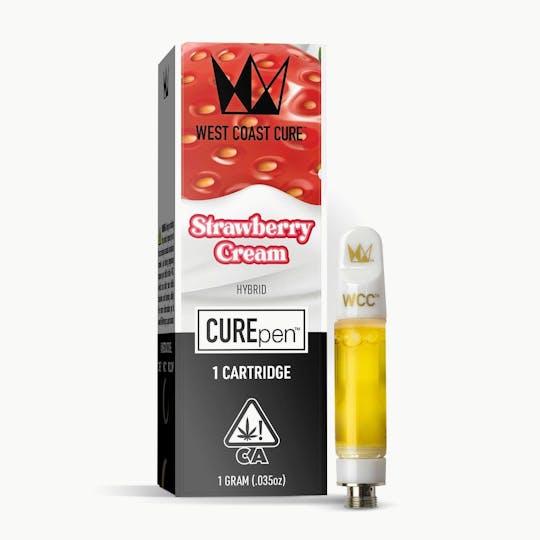 West Coast Cure - Strawberry Cream CUREpen Cartridge - 1g - 1