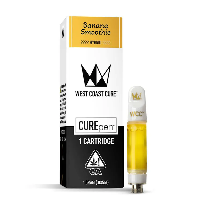 West Coast Cure Banana Smoothie CUREpen Cartridge - 1g