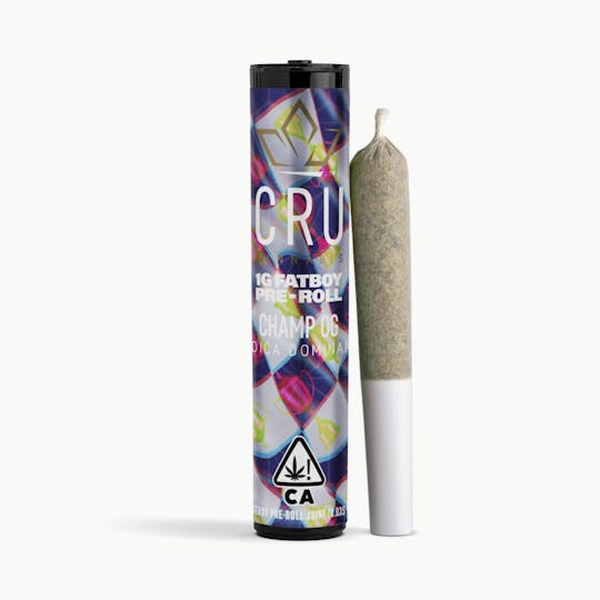 CRU Cannabis - Champ OG (1G Fatboy Pre-Roll) - 1