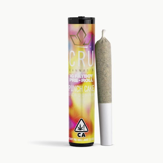 CRU Cannabis - Punch Cake (1G Fatboy Pre-Roll) - 1