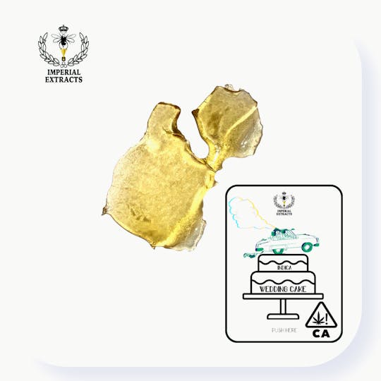 Imperial Extracts - Wedding Cake 1.0 g (Indica) Shatter - 1