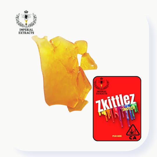 Imperial Extracts - Zkittlez 1.0 g (Indica) Shatter - 1