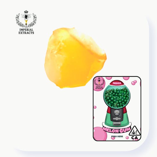 Imperial Extracts - Melon Gum 1.0 g (Indica) Shatter - 1