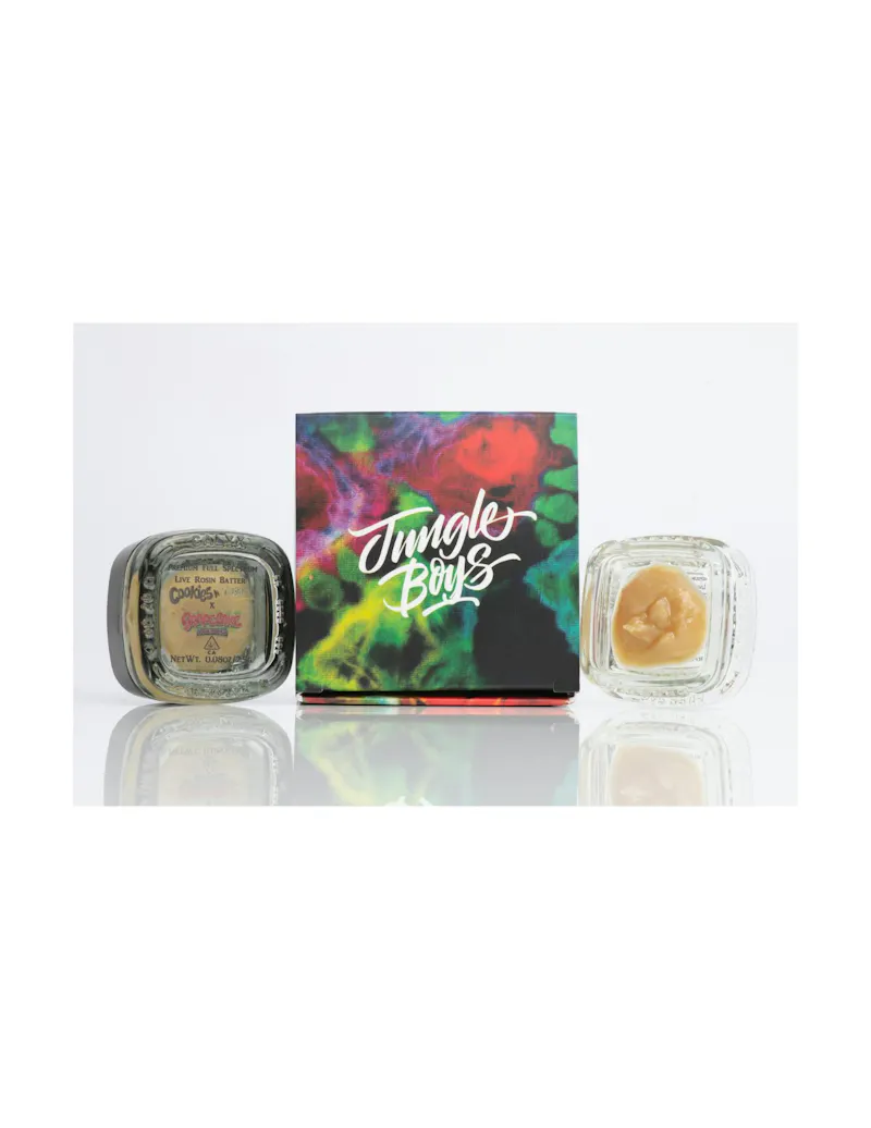 Jungle Boys Cookies N Cream x Grape Cake Head - 2.5g Live Rosin Batter concentrate