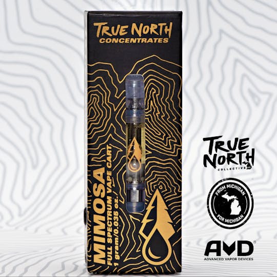 True North Collective MI - True North Collective: Mimosa - 1g Cannabis Terpene Vape Cart - 1